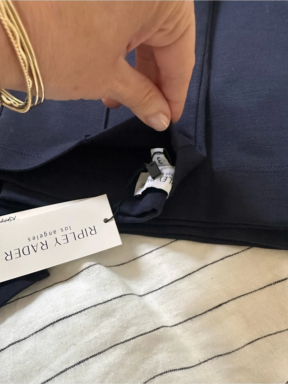 Ripley Rader Navy Ponte Pants and Top Set - Size 3 NWT